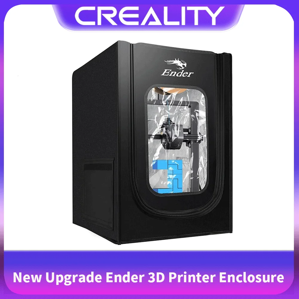 Nouvelle mise à niveau du boîtier d'imprimante 3D Ender, bon effet d'isolation, ignifuge, facile à installer