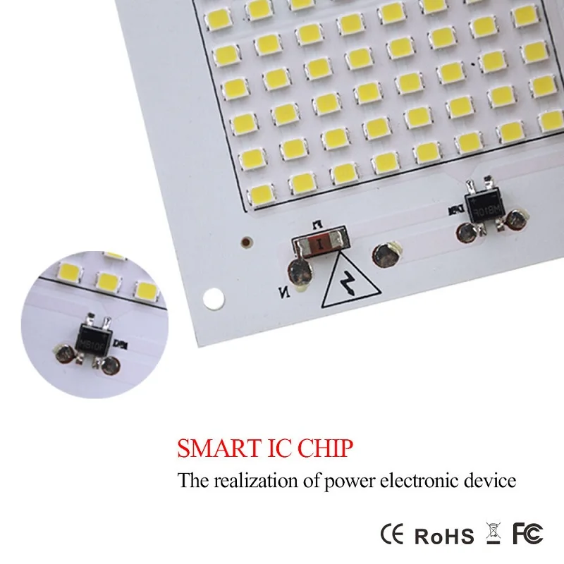 100W LED Lamp Chip 220V Smart IC Floodlight COB Chip SMD 2835 AC 230V 240 DIY For Outdoor Floodlight Cold White Warm White