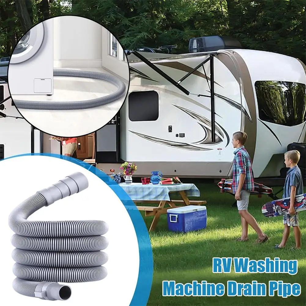 

2/5/8cm Universal RV Fully Automatic Washing Machine Pipe Drainage Pulsator Outlet Anti Pipe Extension Drum Pipe Hose Odor B5T5