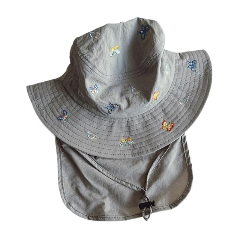 

G2TC Kids Sun Bucket Hat Lightweight Breathable Summer Basin Caps Unisex