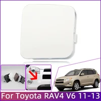 Gancho de remolque para parachoques delantero, tapa de cubierta de ojo de transporte, lado izquierdo/derecho para Toyota RAV4 Rav4 V6 2011 2012 2013, tapa de remolque para gancho de remolque automático