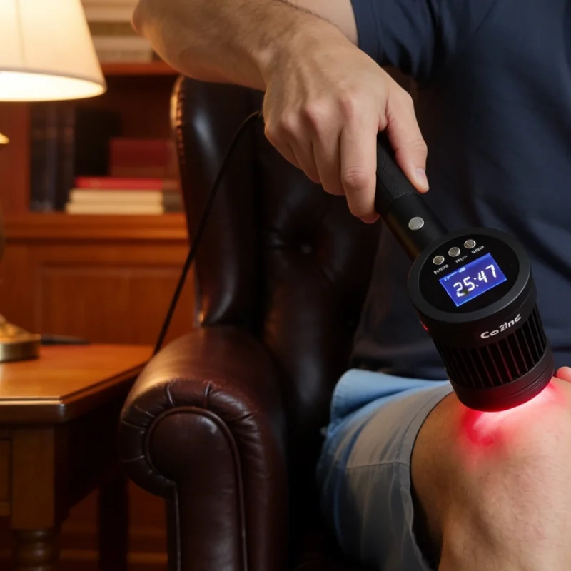 

Advanced 808nm Pain Relief 650nm Healing Laser Device, 4 Power Modes Rechargeable Handheld Home Use Gift for Family