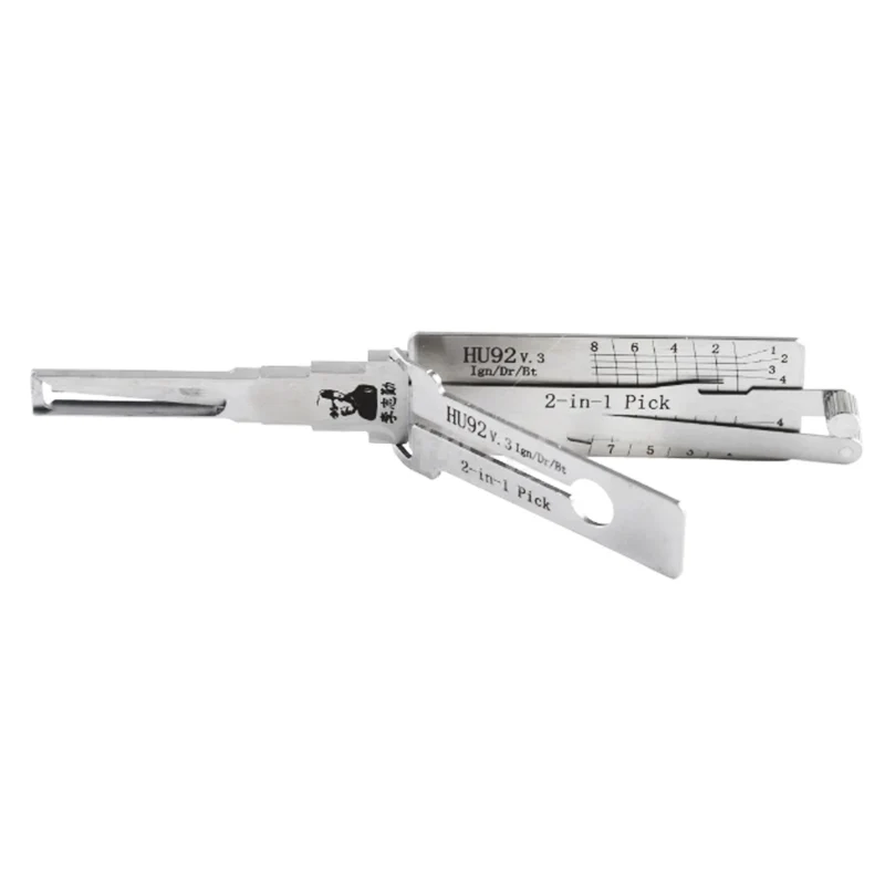 Original Lishi 2-in-1 HU66 HU100 HON66 HU100R HU92 HY22 TOY2 TOY48 HU101 HU162T-8 lishi Pick Tool Door opening tool Stainless s image 3