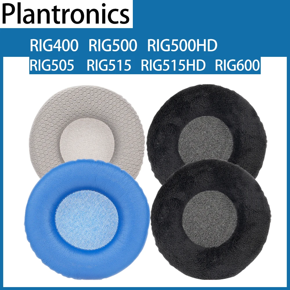 Breathable Mesh Earpads for Plantronics RIG400 RIG500 RIG505 RIG515 RIG600 Headphones RIG500HD RIG 515HD Soft Foam Ear Cushions
