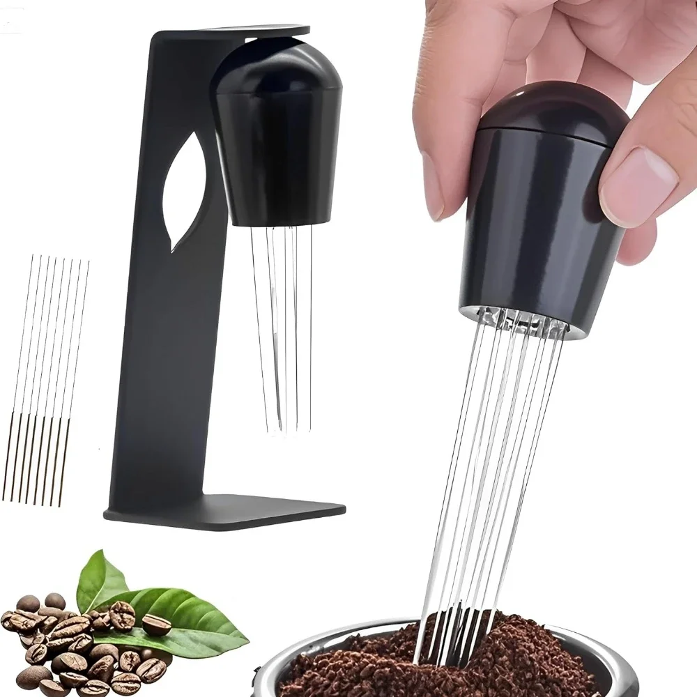 New model Espresso Dispensing with Magnetic Holder coffee distribution needle for Extraction and Improved Espresso Quality