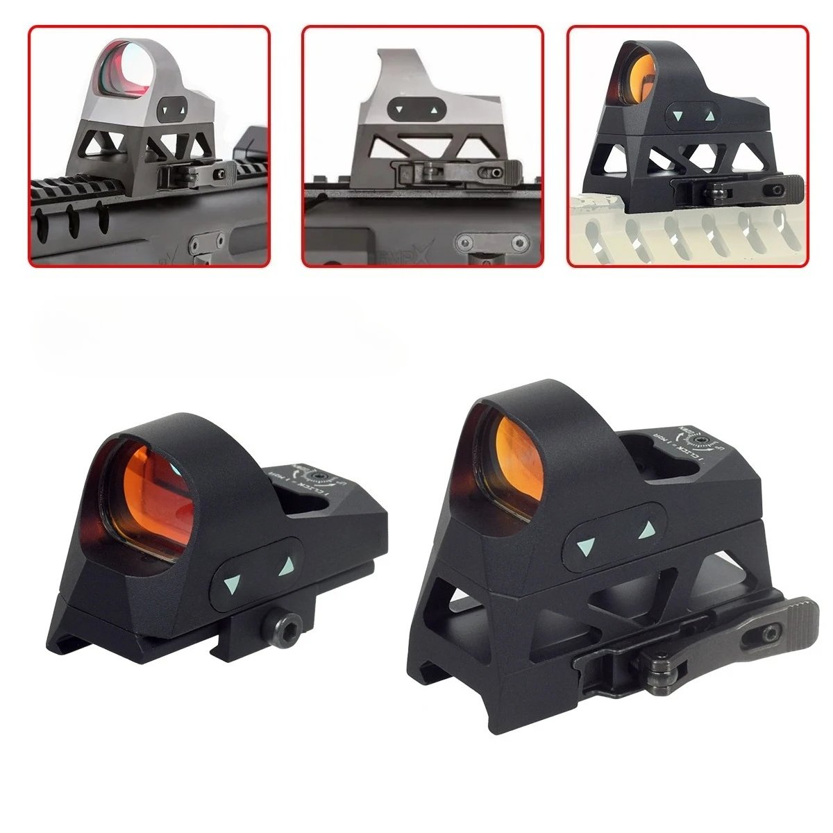 

Tactical R3 1x25mm 3 MOA Compact Red Dot Reflex Sight Hunting Airsoft Equipment Optics Scope 20mm Low & QD Mount