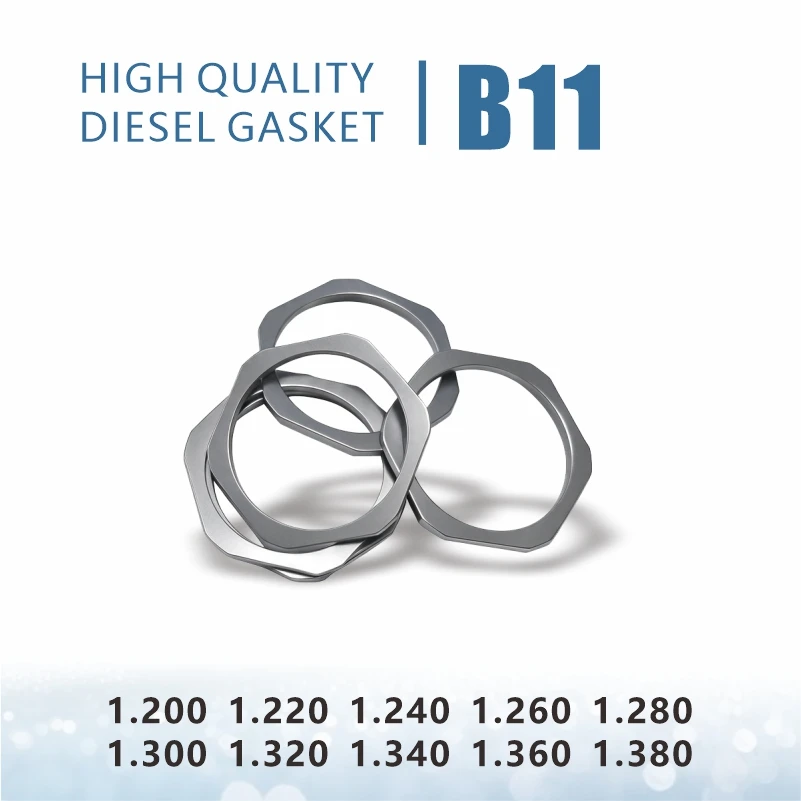 50pcs B11 Injector Shim Washer For Diesel Fuel Injection Assemblies Component Spacing And Mechanical Fitment Parts  YJ1633