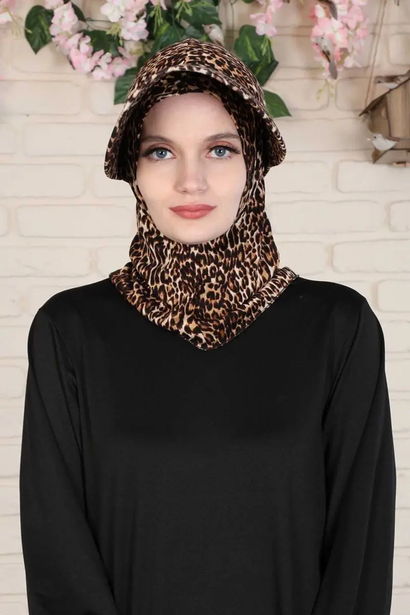 Gekamd Cap Luipaard Patroon