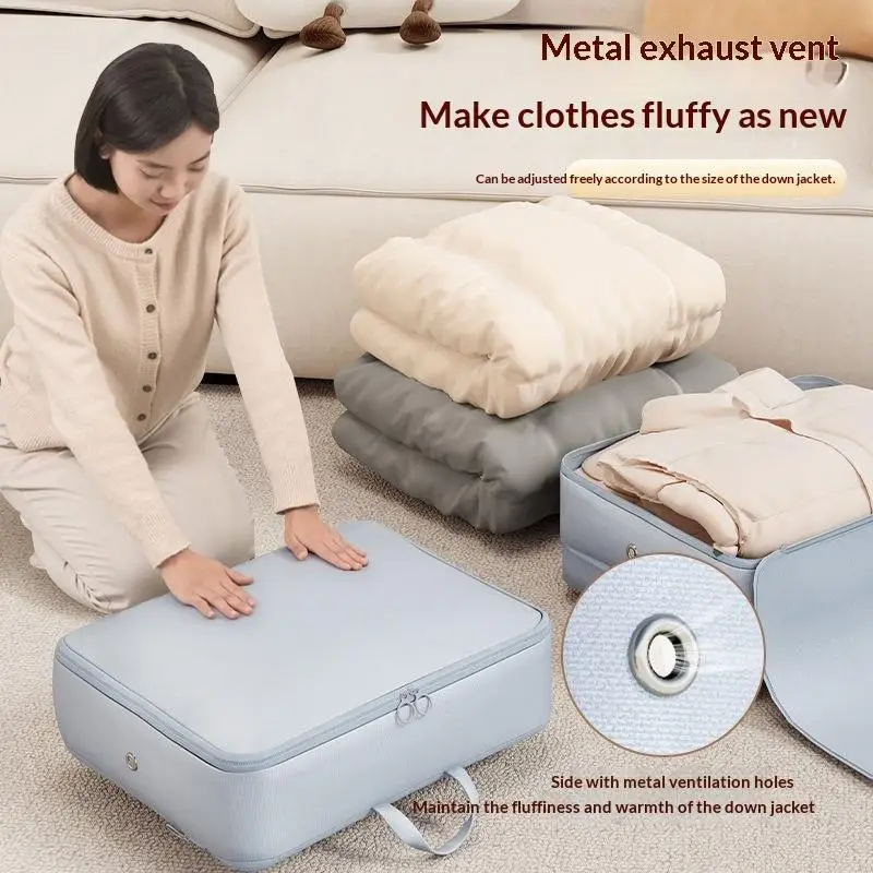 Hot 1 Pcs Travel Compression Packing Cubes Bag Portable Suitcase Clothes Organizers Waterproof Luggage Storage Cases Drawer Bags