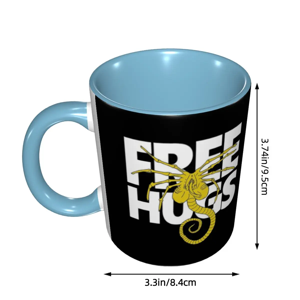 FaceHugger Alien Xenomorph Shoulder Mug Funny Ceramic Coffee Cups Tea Mugs Milk Cup Drinkware Gifts for Friends DIY Custom