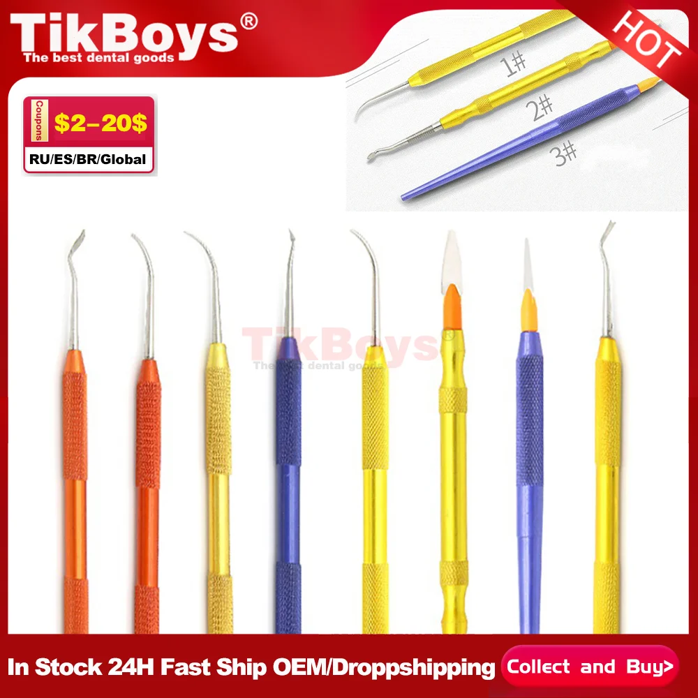 

Dental Rod Wax Carving Tools Aluminum Surgical Dentist Sculpture Knife Professional Carving Trimming Kit for Wax Plaster Models