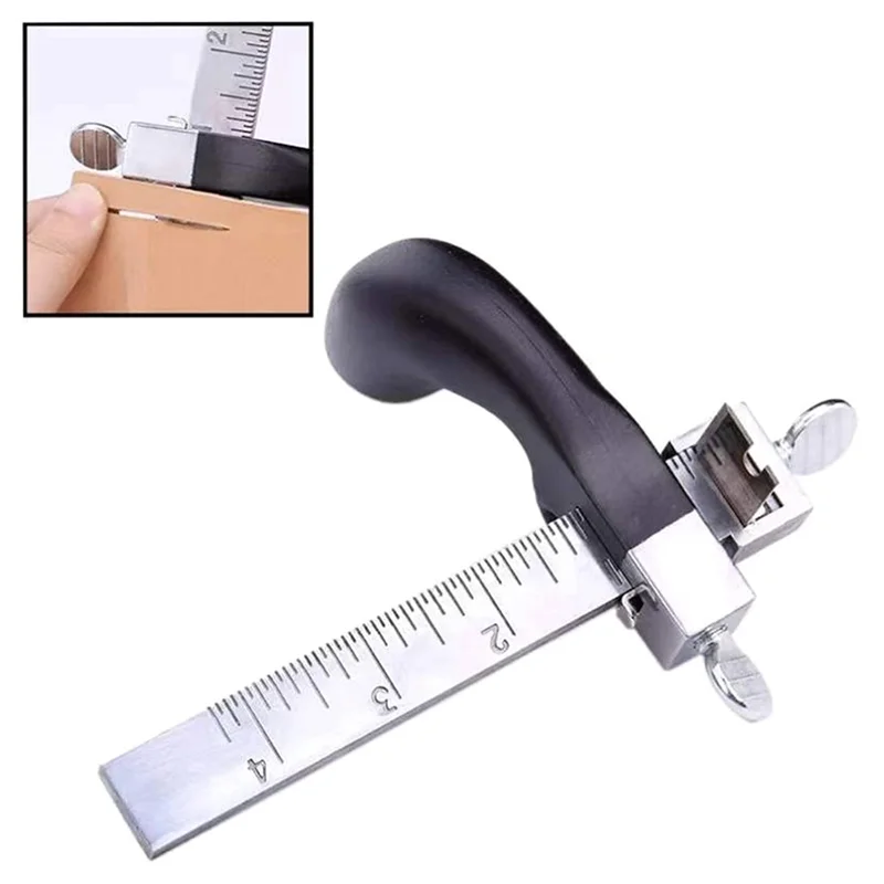 ABYS-Professional Sharp Leather Strap String Belt Cutter Adjustable DIY Hand Cutting Tool Craft Leather Tools