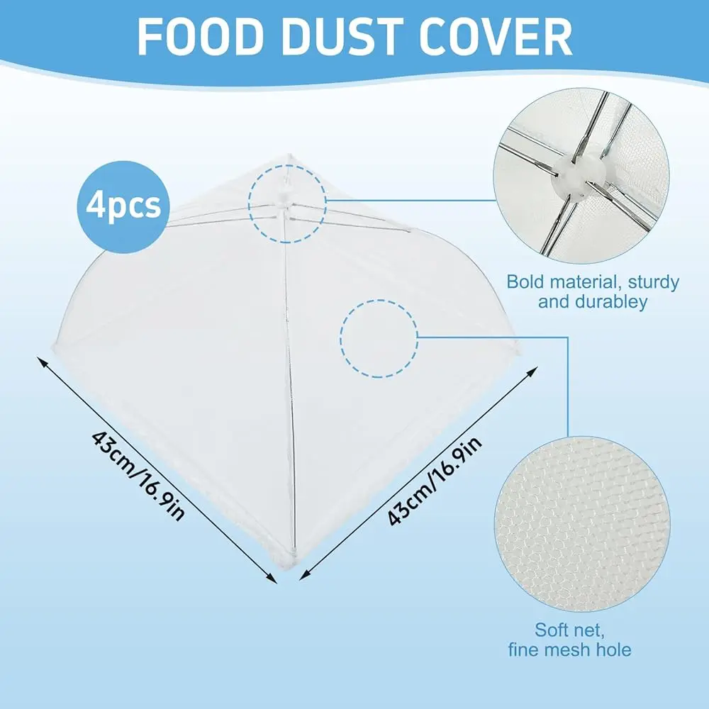 2 Pieces Inflatable Serving Bar 4 Pcs Food Umbrella Mesh Cover Tent Set Cold Food Buffet Server For Salads Beverages Ice Picnic