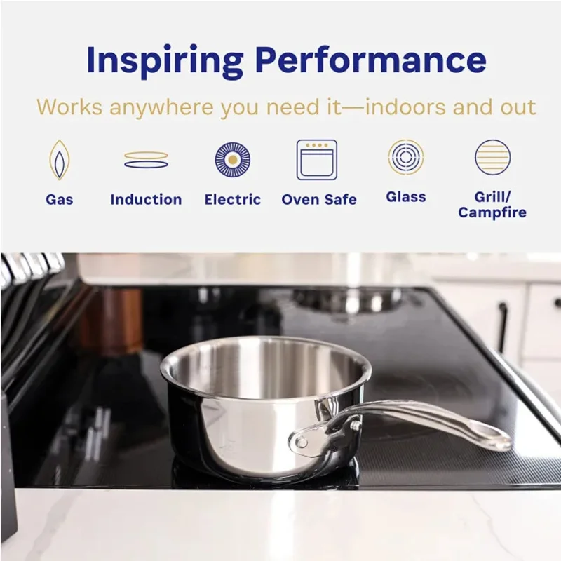 Factory Hot Sale Pre Owned Cookware Set New Stainless Steel Meet Different Needs