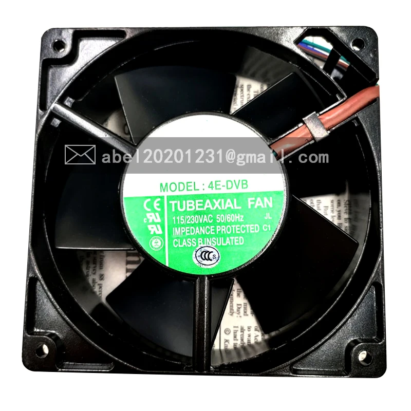 

BRAND NEW 4E-DVB 115V/230V AC 12038 120*120*38MM HIGH TEMPERATURE RESISTANT ORIGINAL COOLING FAN 4WIRES