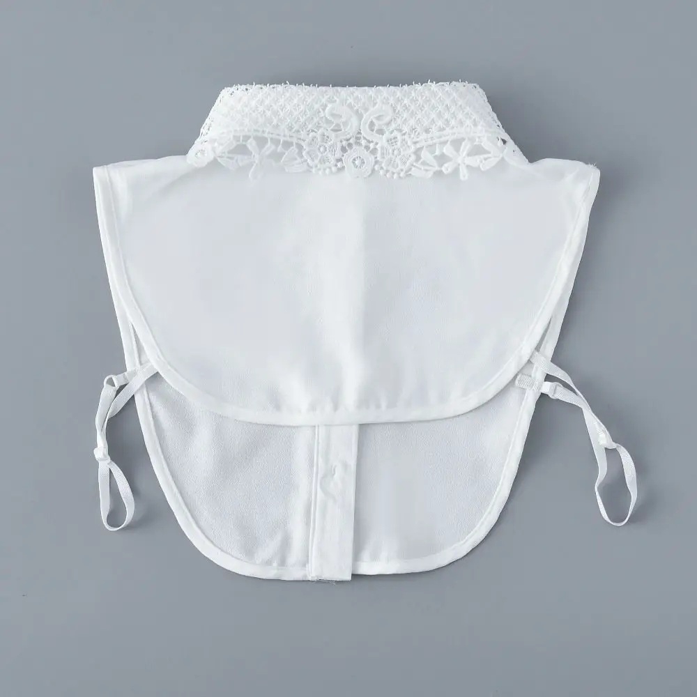 

Отстегивающийся кружевной воротник-накладка для одежды, белый/черный, для женщин и девушек