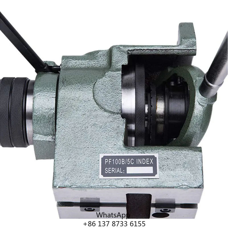 

PF100B/5C Вертикальная и горизонтальная делительная головка 100 мм Фрезерно-шлифовальный сверлильный станок