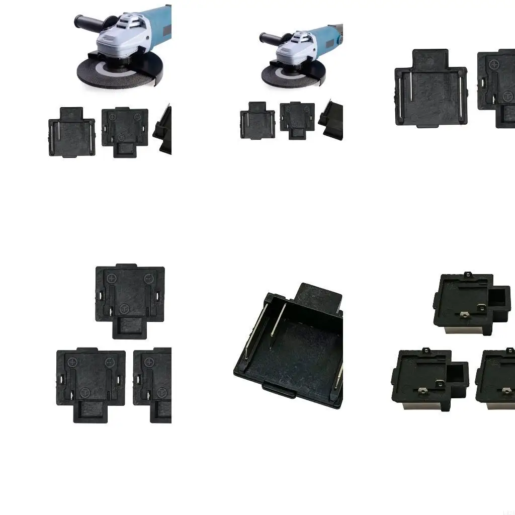 L43A Sturdy Black Battery Adapter Connector for 21V Power Tool Accessories