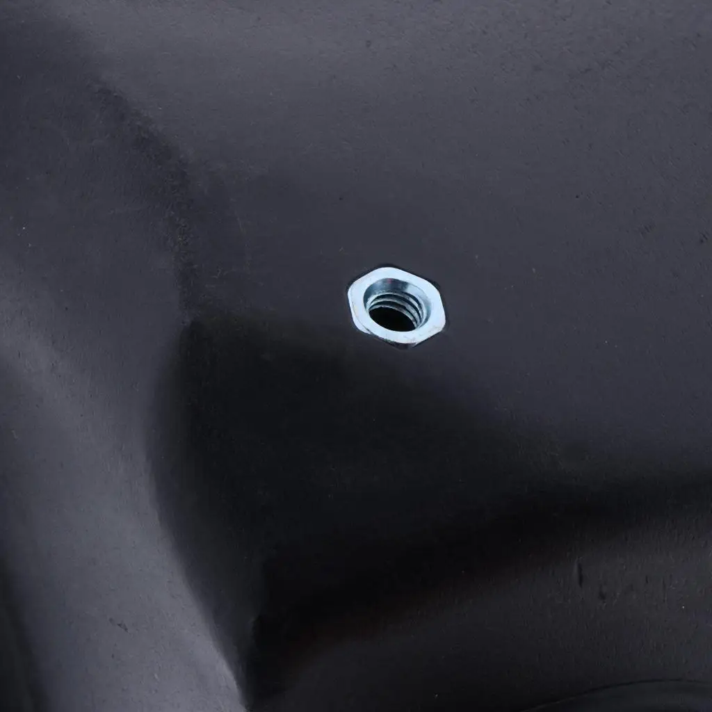 Motorcycle Gas Fuel Tank Black Plastic Oil Storage Bucket for ATV Buggy Motocross Quad Bike