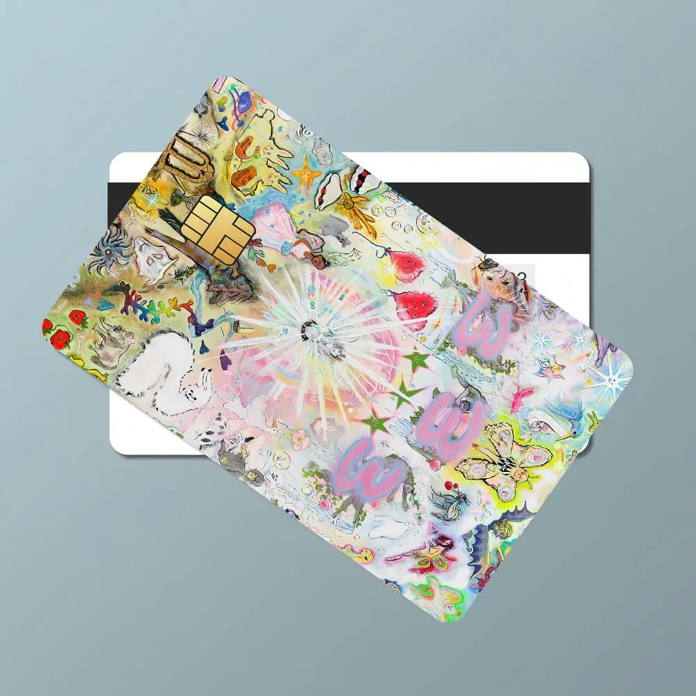 ملصقات جلدية لبطاقة الائتمان Rapper B-Bladee لبطاقة البنك والحافلة المتروية هدية مقاومة للماء #4