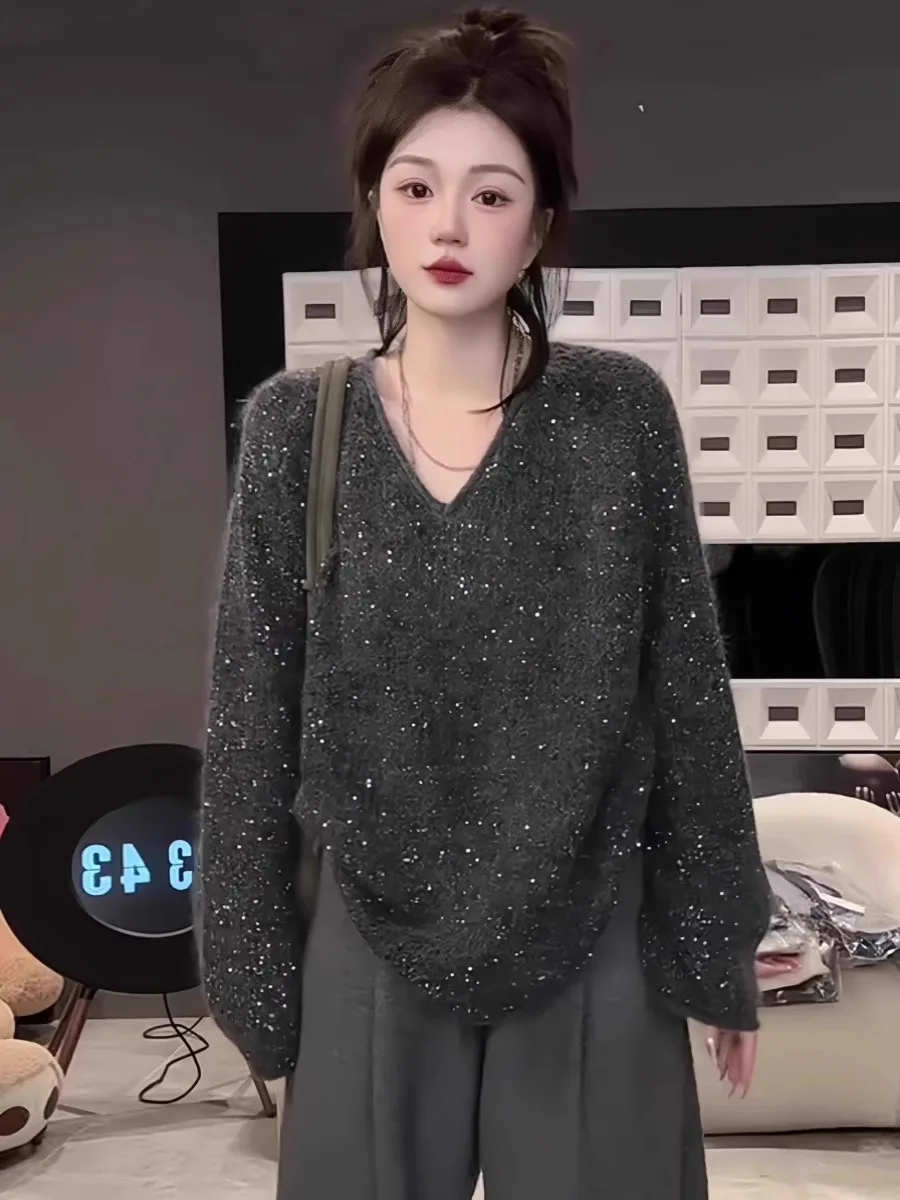 

Sweaters Jumpers Pullovers Women Grunge Fleece Breathable Fair Isle Athletic Gym Exercise Training Workout Sport Performance Fit