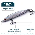 9.5cm 17g Gray