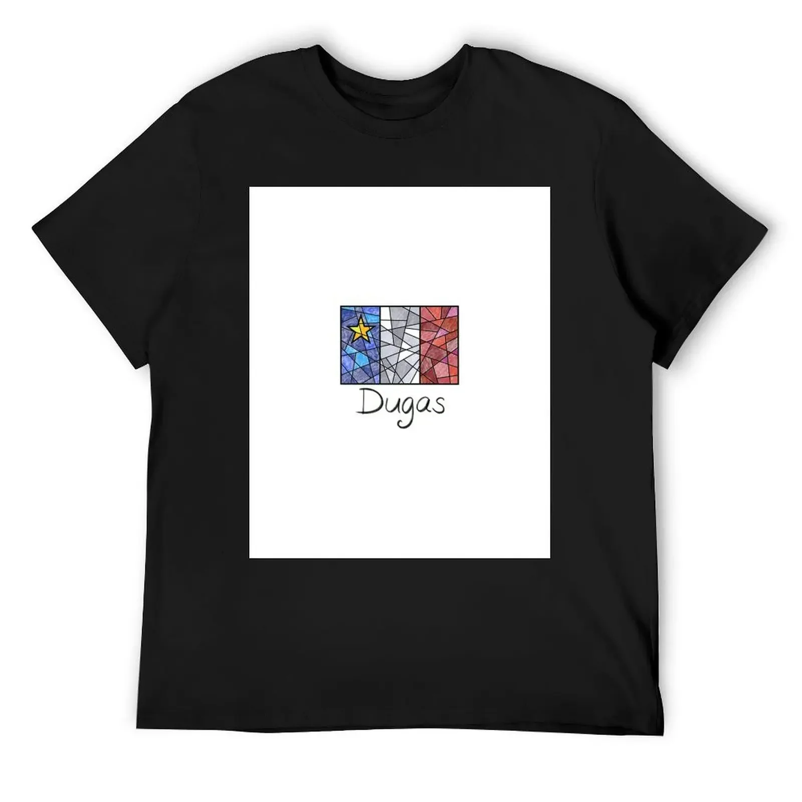 

Acadian Flag pastel mosaic Dugas - Drapeau acadien mosaque pastel vitrail Dugas T-Shirt anime for a boy mens plain t shirts