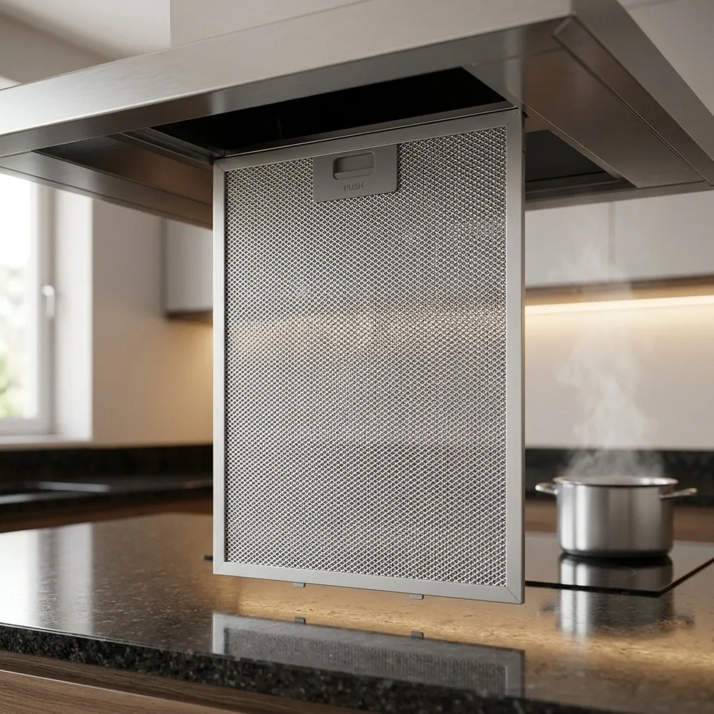 Aluminum Range Hood Filter for TEKA DBB90 Models Ensures Effective Grease Removal and Supports Stable Ventilation Performance