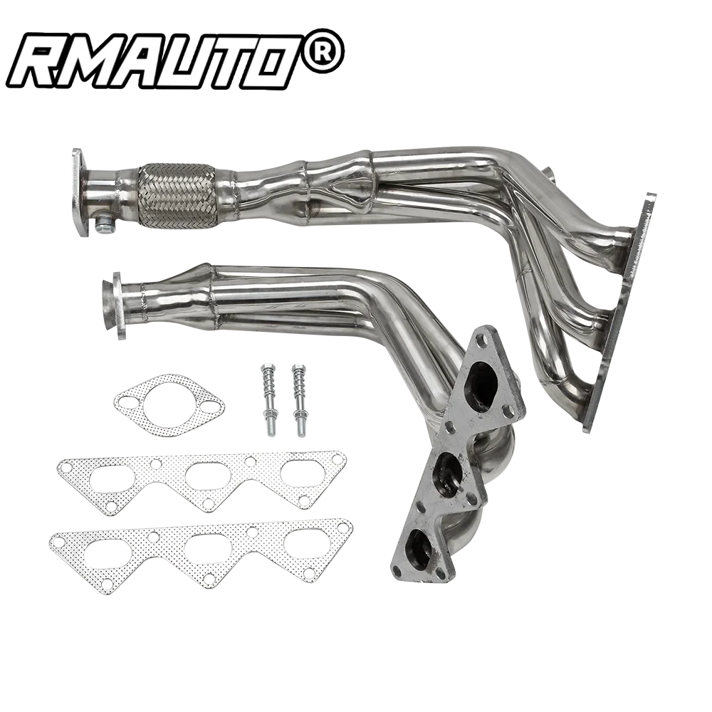 Stainless Steel Exhaust Header For 1991-1999 Mitsubishi 3000GT Stealth DOHC V6 Exhaust System High Pressure Water Tank