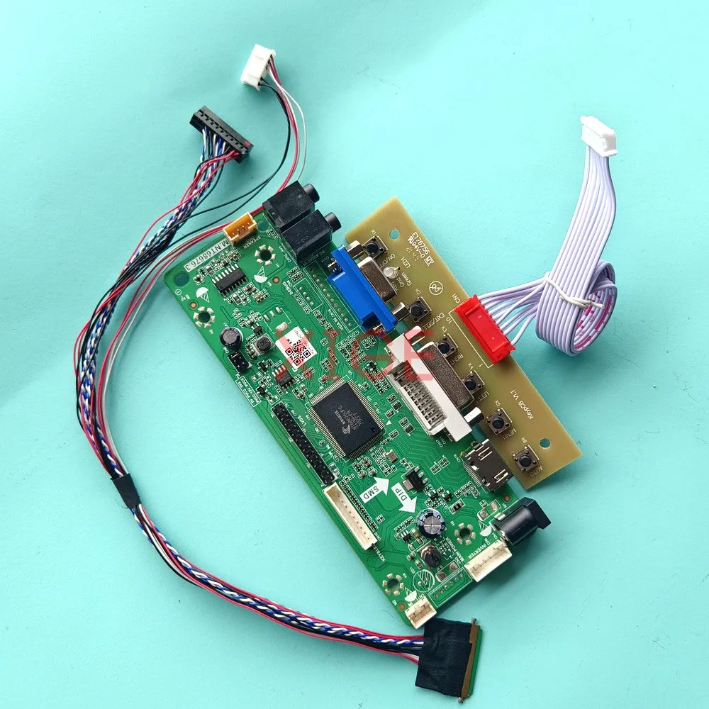 

DIY Kit Controller Driver Board For B133XW03 V0/V1/V2 B133XW07 V1 1366x768 LVDS 40Pin HDMI-Compatible DVI VGA 13.3" Laptop Panel