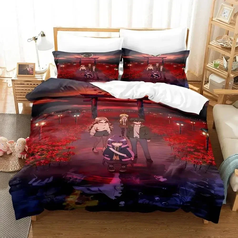 Anime Dark Gathering Supplies Set Duvet Cover Set Bedding Sets For Adults Bed With Pillowcases No Filling Luxury Birthday Gifts