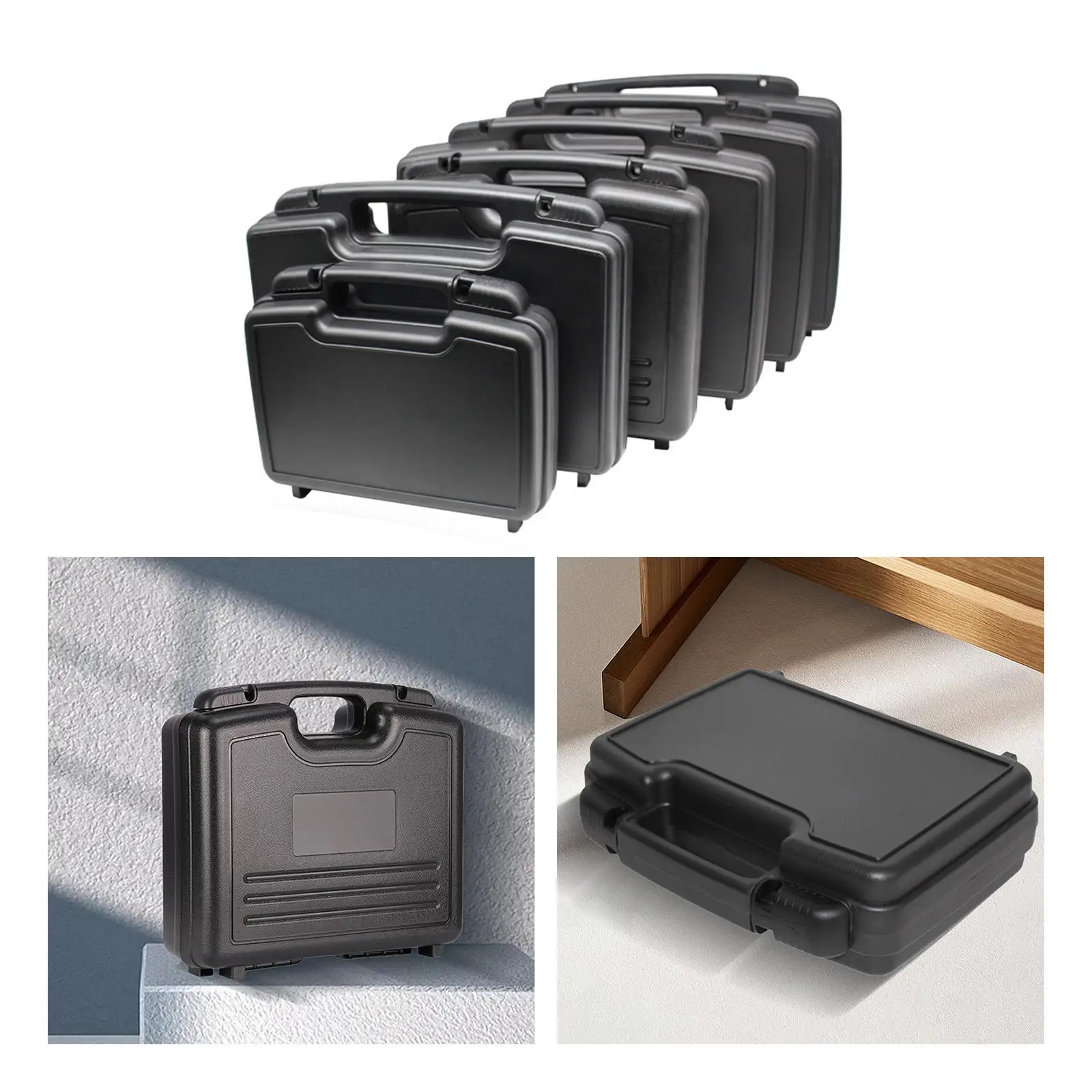 

Protective Instrument Tool Box with Sponge Empty Portable Storage Organizer