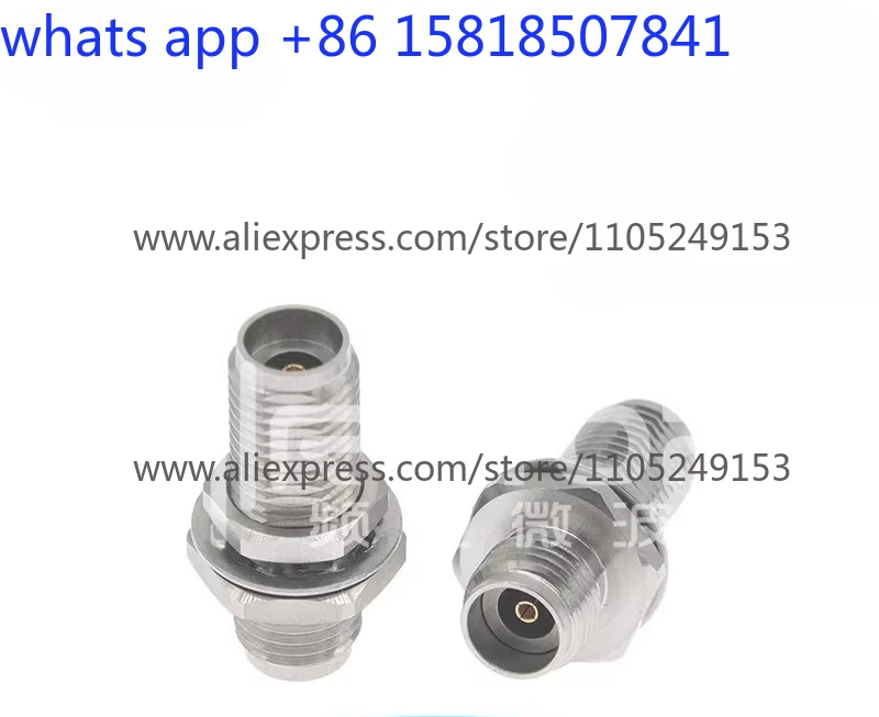 Frequency Optimal Microwave 2.92-KYK Through Wall 40G Adapter 2.92mm Female to Female KK RF Adapter