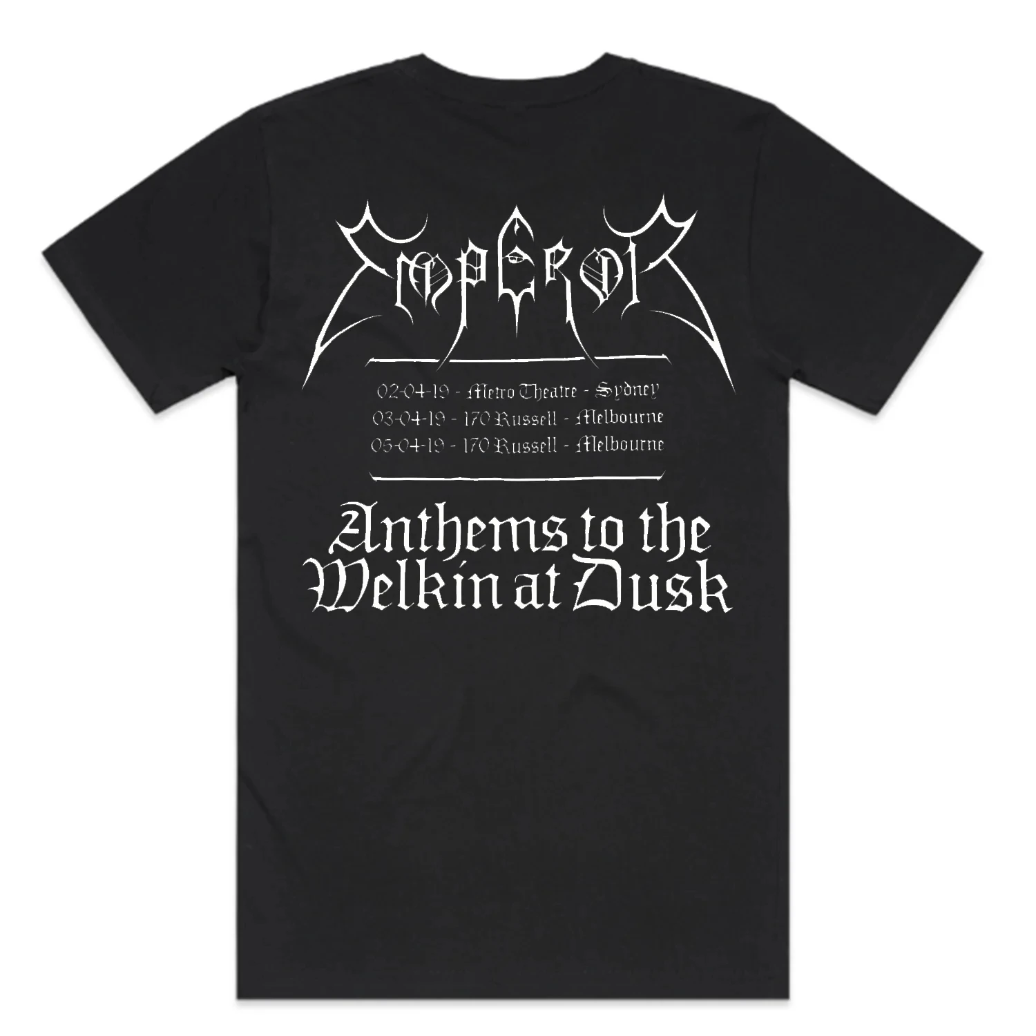 Hot Sale 2026 Emperor Band Printed Cotton T-shirt Men's Summer Casual Top Short Sleeve Classic Male Women Tee Unisex
