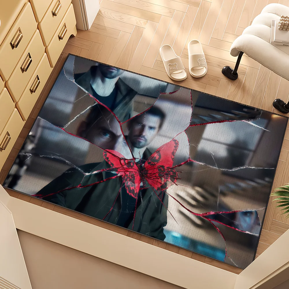 لعبة المنزل السرير البساط حمام الكلمة حصيرة المدخل شرفة السجاد نداء المدخل ممسحة d-واجب الأسود هوغار ديكور ops 7 e-Emma Kagan