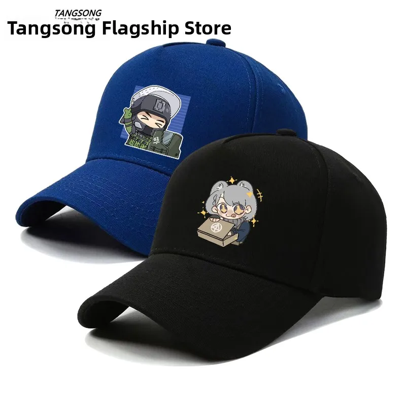 

Deep Blue Baseball Cap ex Casual Outdoor Riding Hat e Delta Action Red Wolf Claw Honey Doctor Hat Cotton Cartoon P...