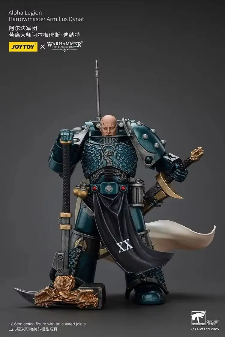 

JOYTOY Warhammer «Хредеси Гора» Alpha Legion Harrowmaster Armillus Dynat Фигурки Коллекция кукол Украшение Подарок
