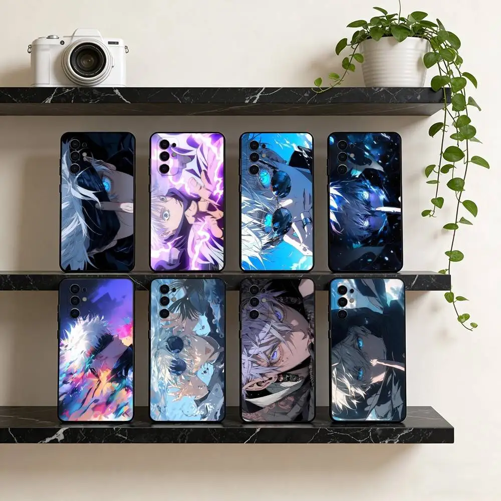 

Satoru Gojo - Landscape Mode Phone Case For Samsung S25,S24,S21,S22,S23,S30,Ultra,S20,Plus,Fe,Soft Silicone Black Cover