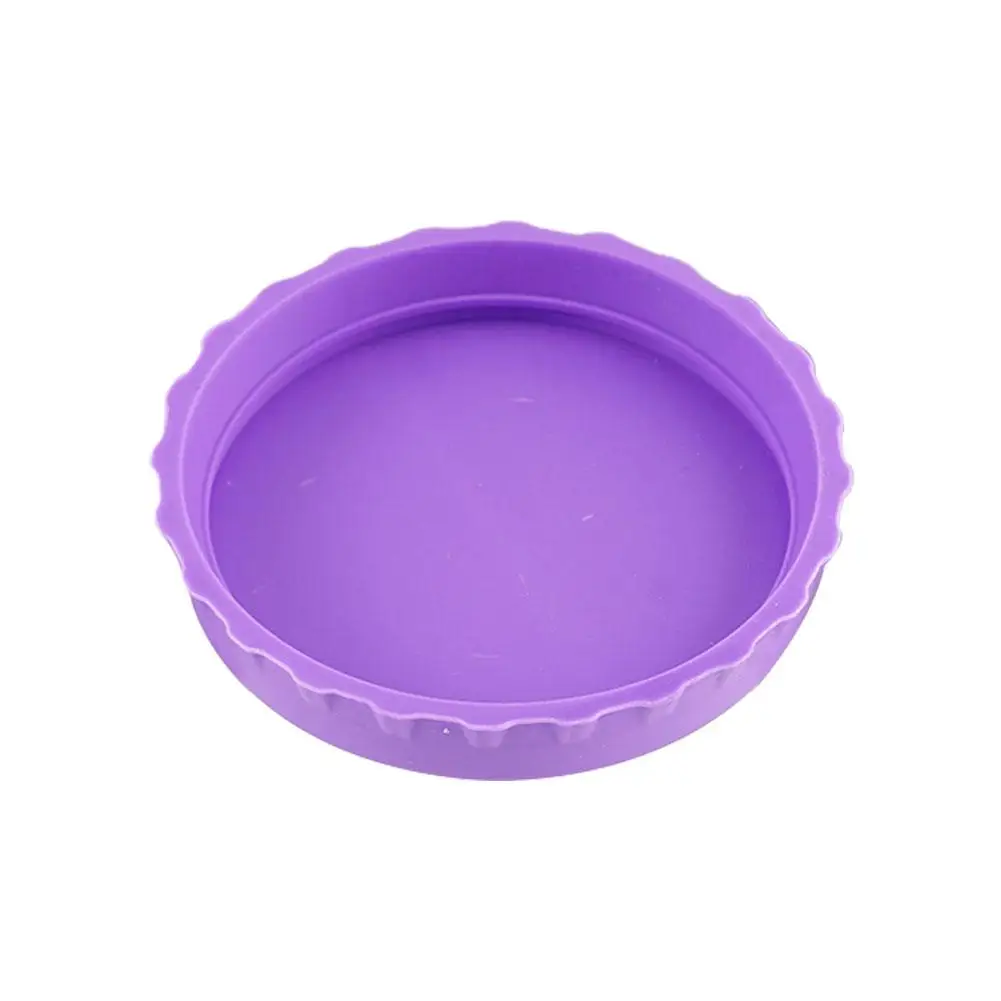 Reusable Food Storage Cans Cap Pet Can Silicone Covers Lid Cover Can Tin Pet Lid Food Kitchen Fresh-keeping B0L5