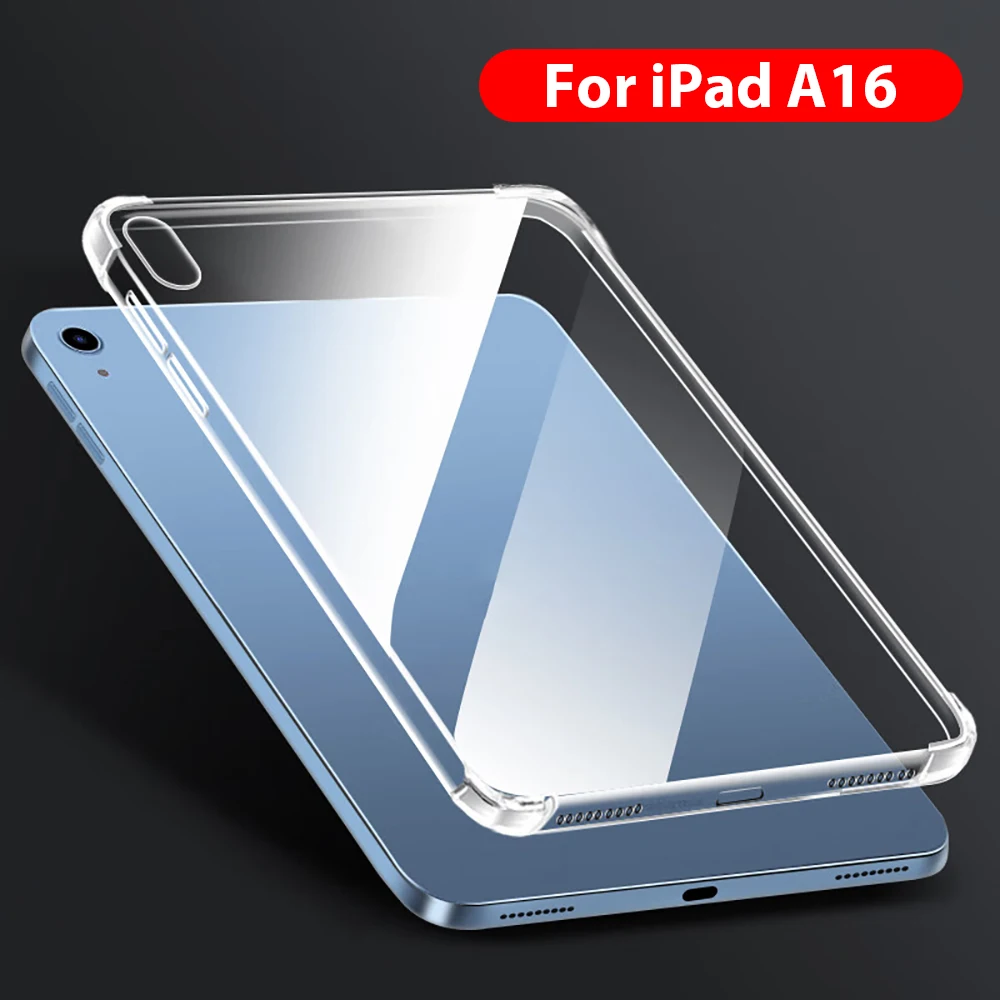 Soft TPU HD Clear Airbag Anti Drop Case for IPad A19 12th 2026 M4 M5 Pro Air 11 13 12.9 M3 M2 A16 10th 5 4 3 Mini 7 6 8.3