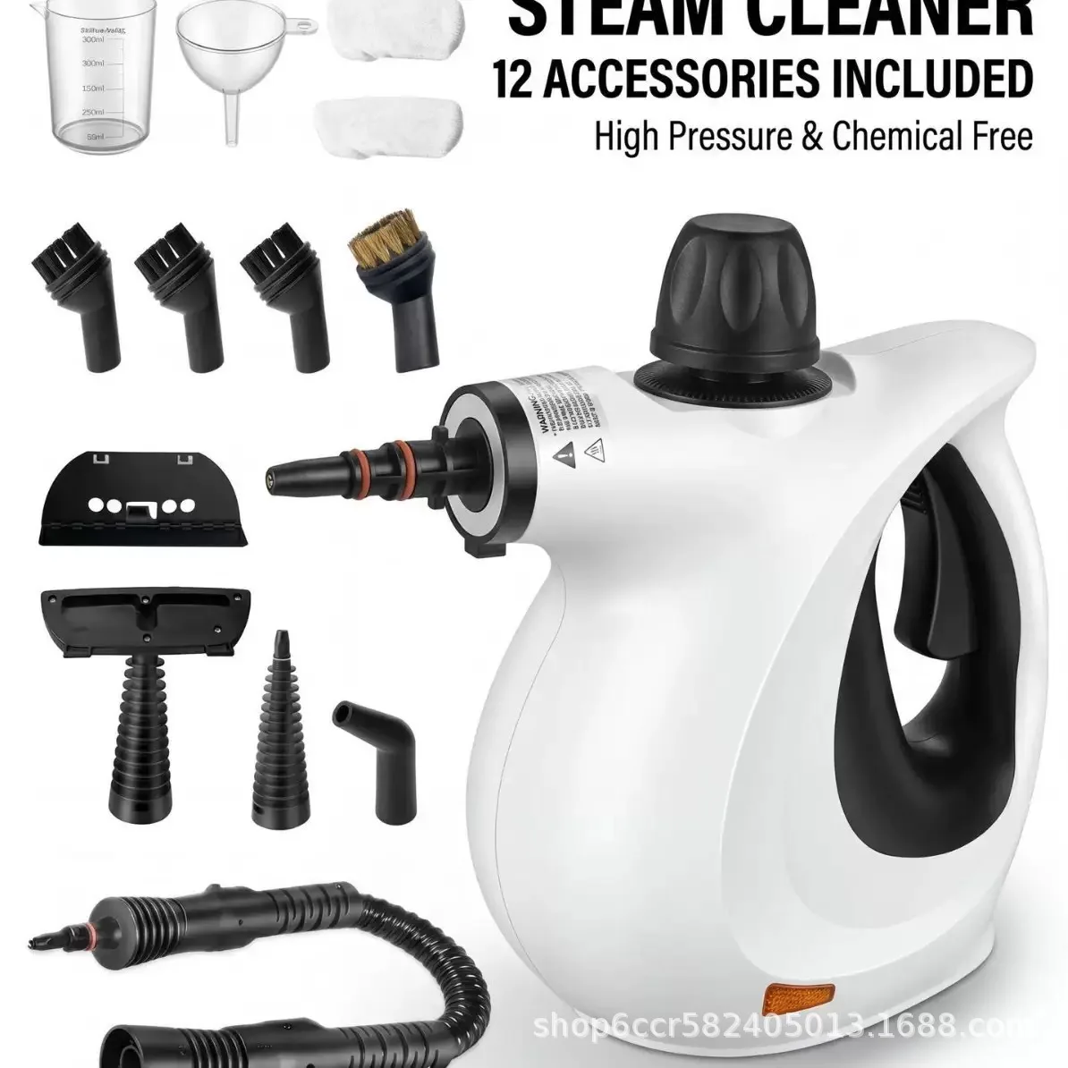Handheld Steam Cleaner High Pressure Steam Mop, Multi Purpose Portable Steam Cleaning Machine for Home Kitchen Bathroom