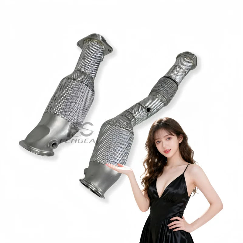 

Exhaust Downpipe Head for BMW S58 M2 G87 2020+ SS304 with Heat Insulation Car Performance Exhaust Pipes Not Working Fault Light