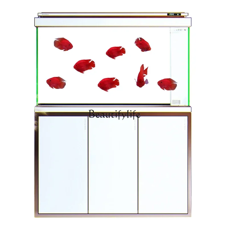 

LD33Bottom Filter Aquarium Living Room Large Household Floor Glass Ecological Fish Tank Large