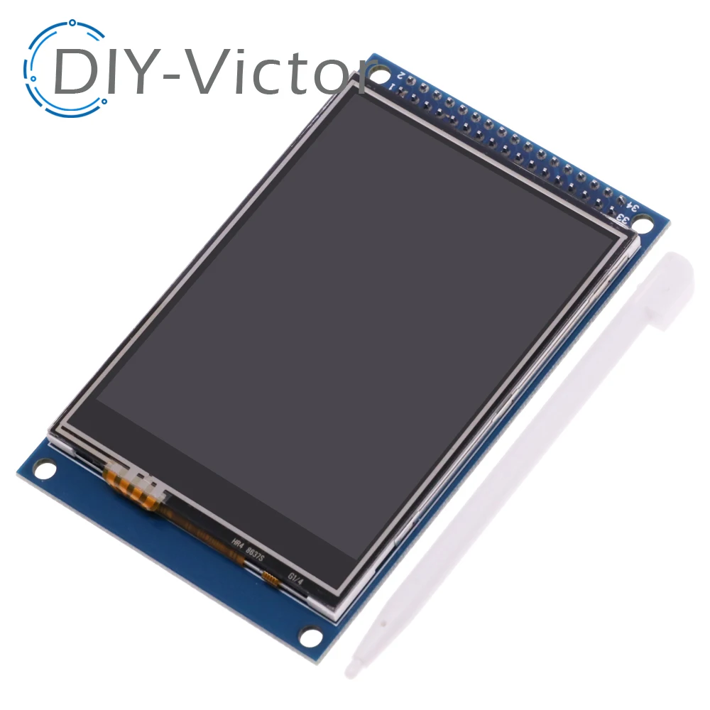 Imagem -04 - Spi Serial Tft Lcd Module Display Screen com Painel de Toque Driver ic Ili9341 para Mcu 3.2 320x240