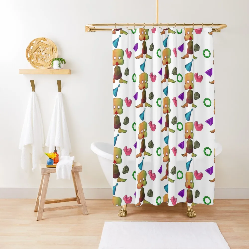 

Petscop Guardian Shower Curtain Anime Bathroom For The Bathroom Bathroom Showers Washable Waterproof Fabric Shower Curtain