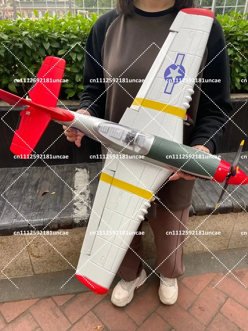 75CM Large Photorealistic Vintage Fighter with Brushless Motor 2.4G Remote Control Stunt Plane Gift
