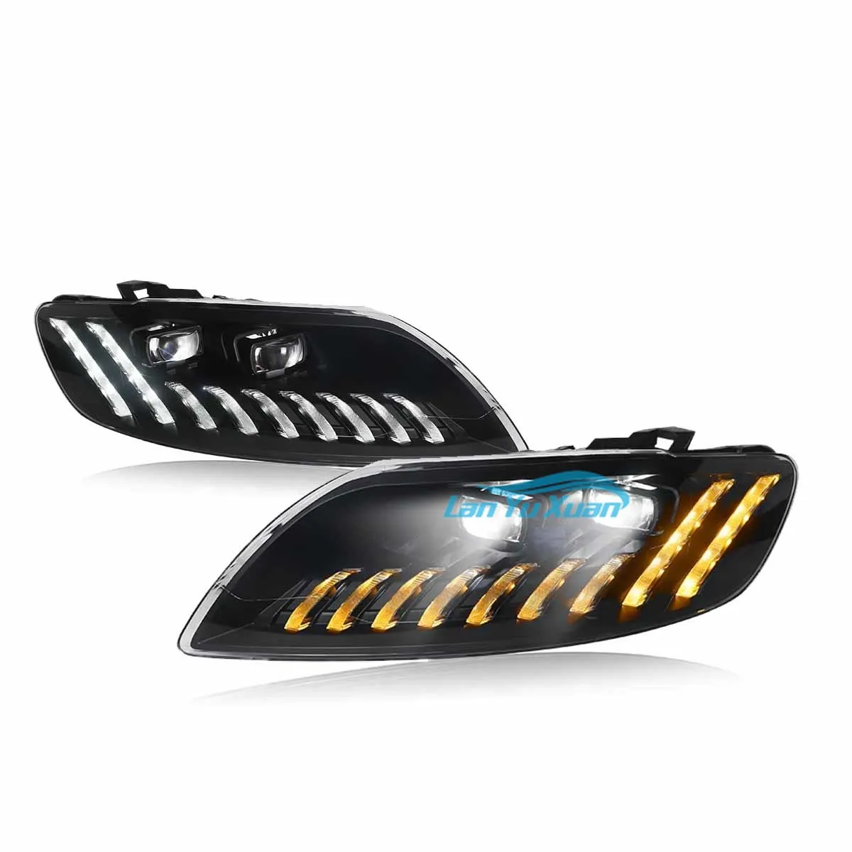 

Car Accessories LED Head Lamps For Q7 2006-2015 Headlights Assembly Upgrade New Style DRL Sequential Turn Signal