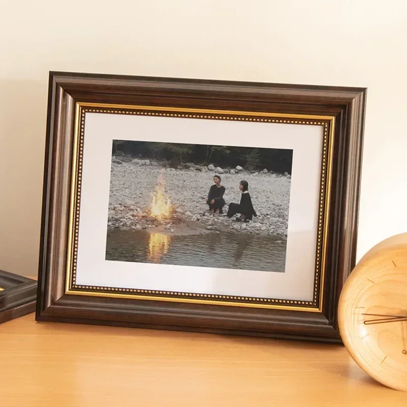 Wooden Photo Frame Stand for Kids, Picture Wall Hanging, Living Room Decor, A4 Art Frame, Elegant Wood Frame, Home Decor, 6 Inch