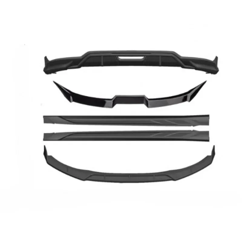 

Automobile Bodykit Retrofit Car Sets Body Kit Rear Wing Stabilizer Car Kits +PP+ ABS Rear Front Spoilers for EV
