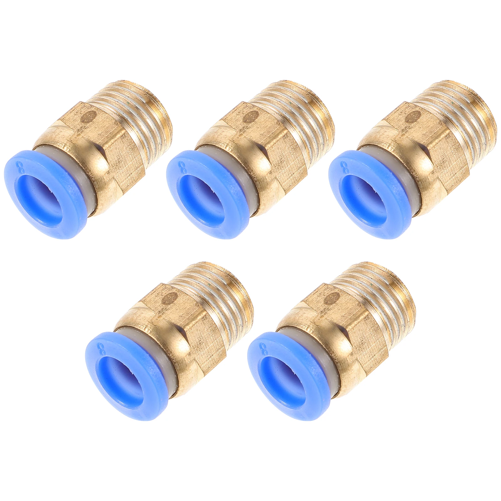 

5pcs Quick Supply Pressure Washer Quick Connect Hose Crimp Cinch Air Plastic Crimp Fitting Hose Fittings Fittings 1/4\